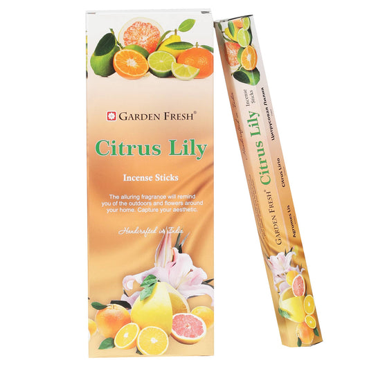 Citrus Lily Hexagon Incense sticks