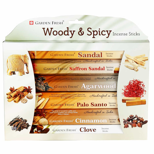 Woody & Spicy incense gift box