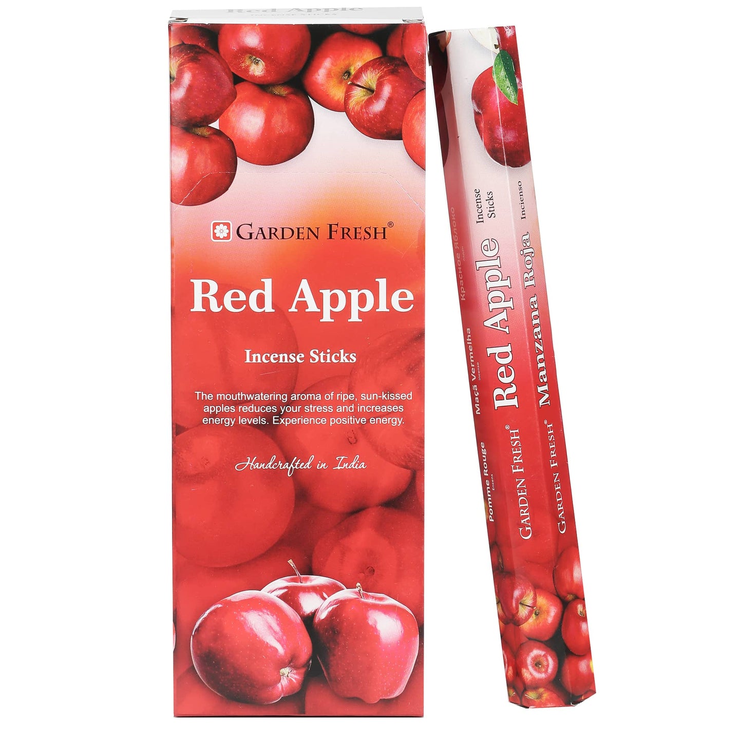 Red Apple Hexagon Incense sticks