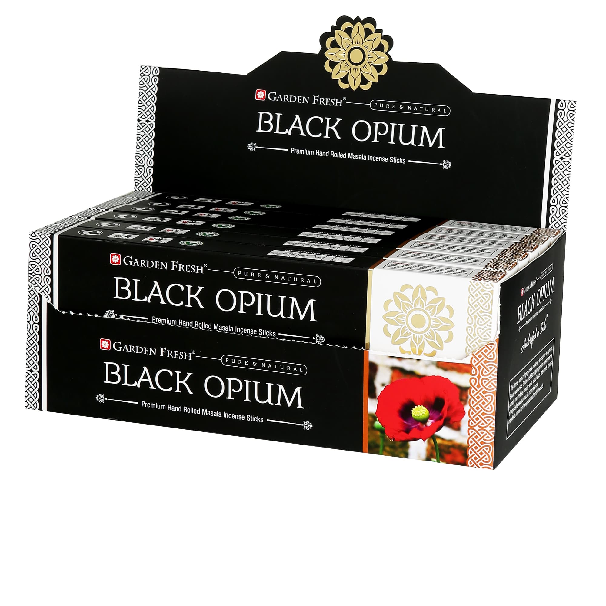 Black Opium masala incense sticks – Garden Fresh Incense Store