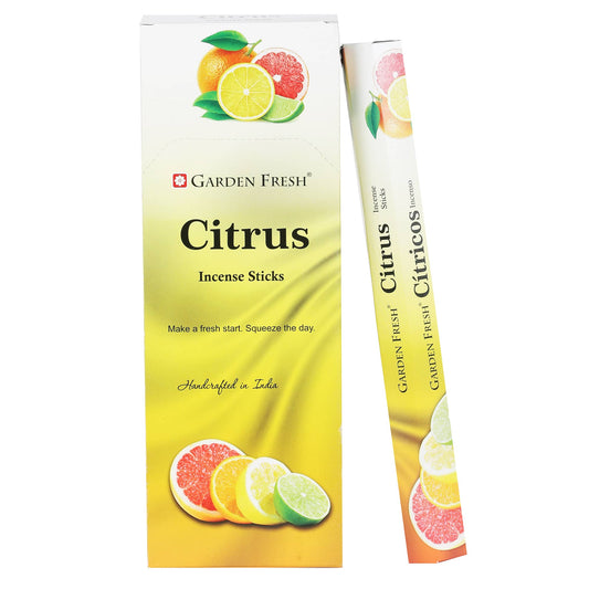 Citrus Hexagon Incense sticks