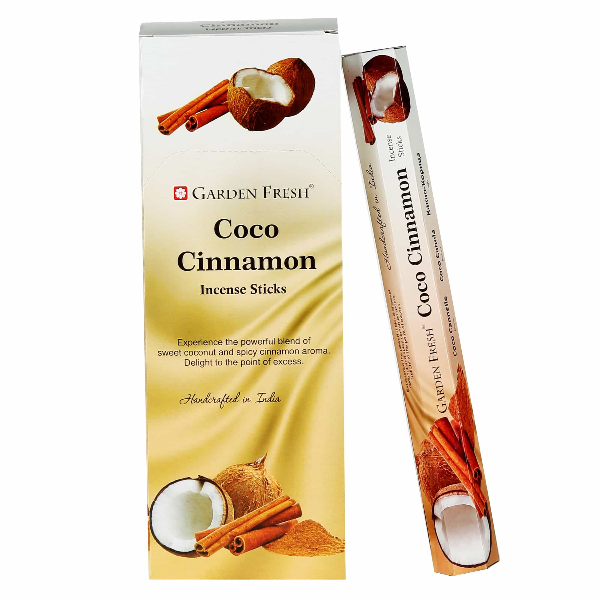 Coco Cinnamon Hexagon Incense sticks – Garden Fresh Incense Store
