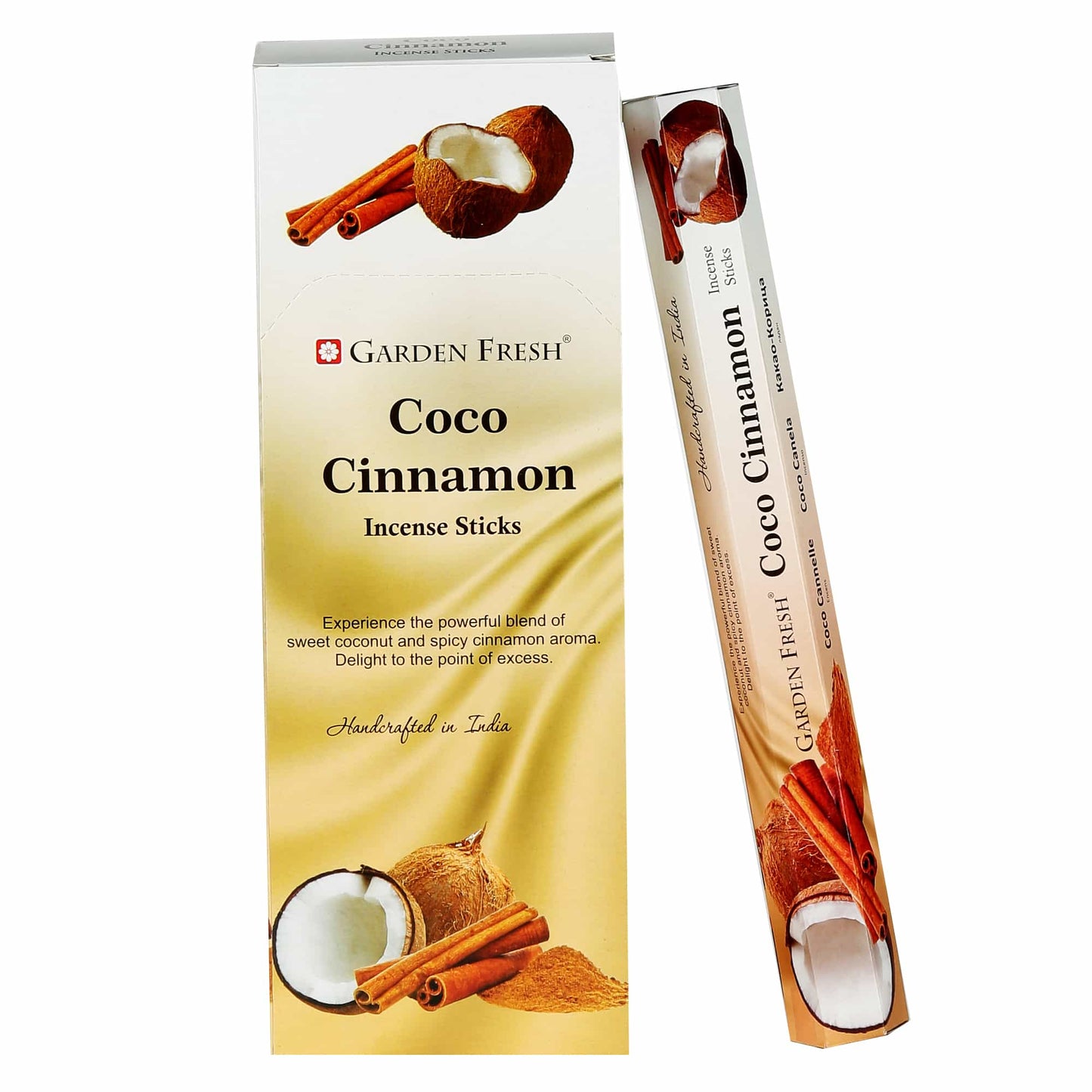 Coco Cinnamon Hexagon Incense sticks