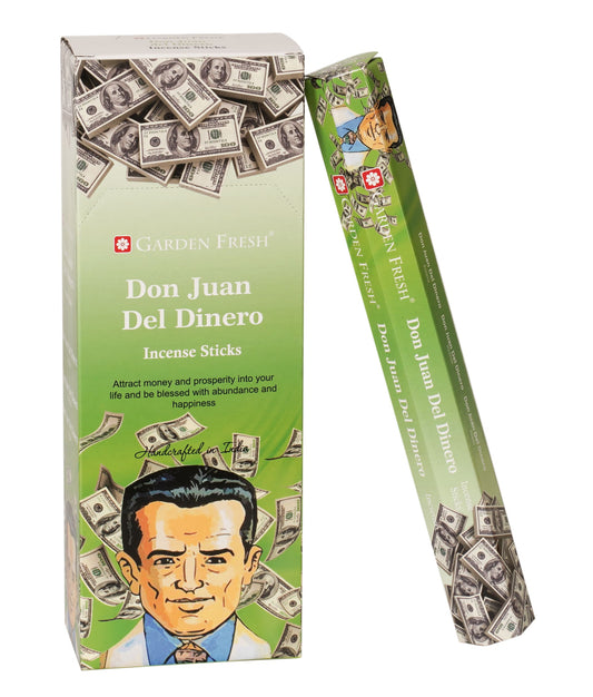 Don Juan Del Dinero Hexagon Incense sticks