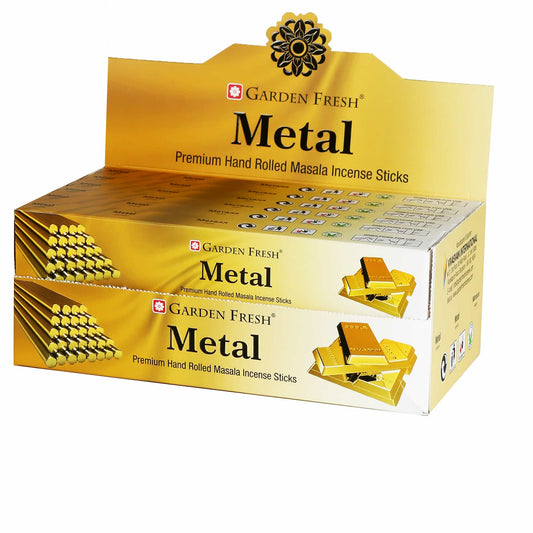 Metal masala incense sticks