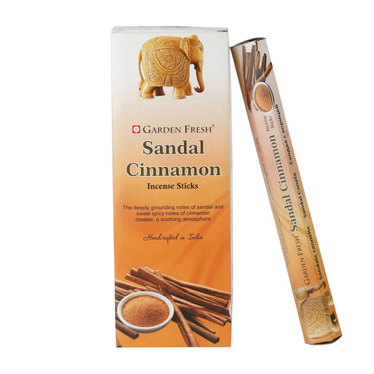 Sandal Cinnamon Hexagon Incense sticks